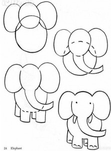 cum desenam un elefant
