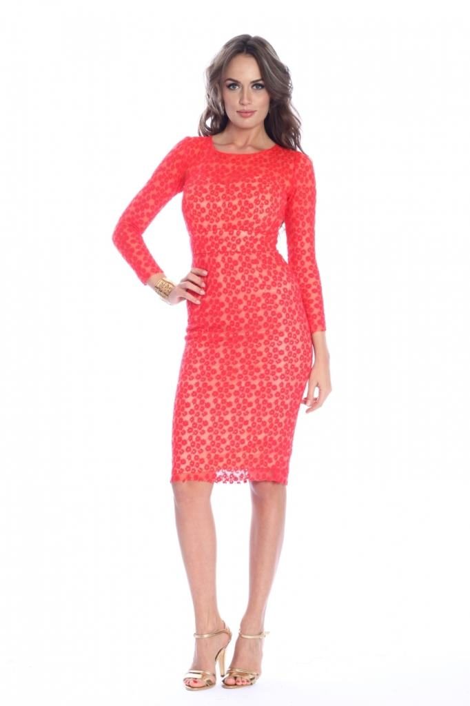 rochie rosie fashion up