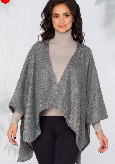poncho gri