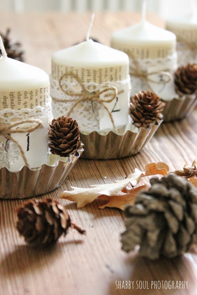 lumanari suport Craciun