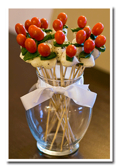 buchet flori aperitiv festiv