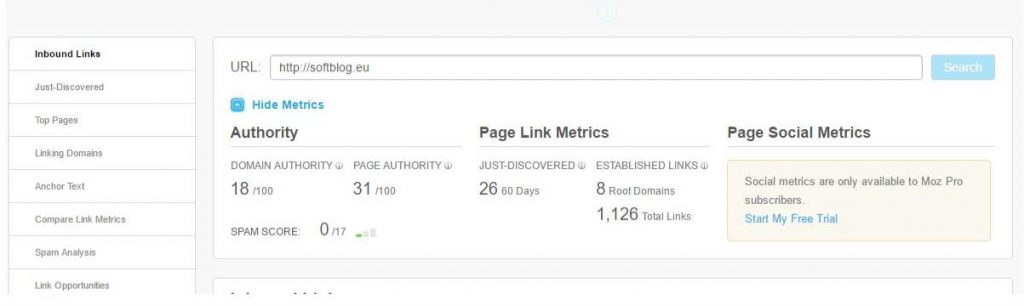 soft metrics