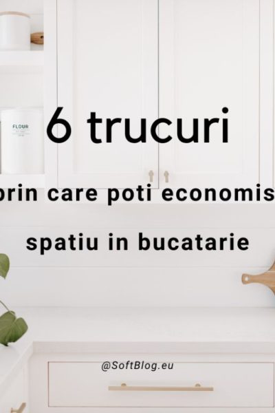 economisi spațiu în bucătărie