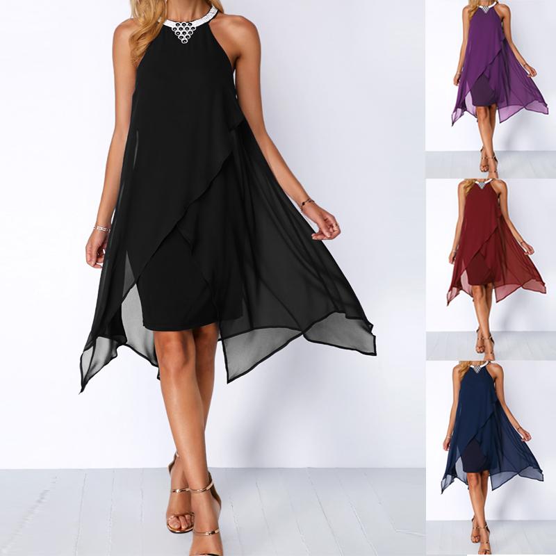 rochie elegantă neagră de vară