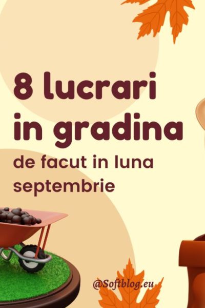 lucrări în grădină