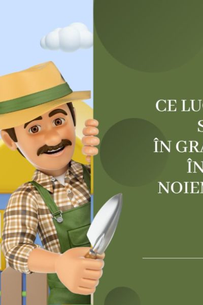 lucrări în grădină
