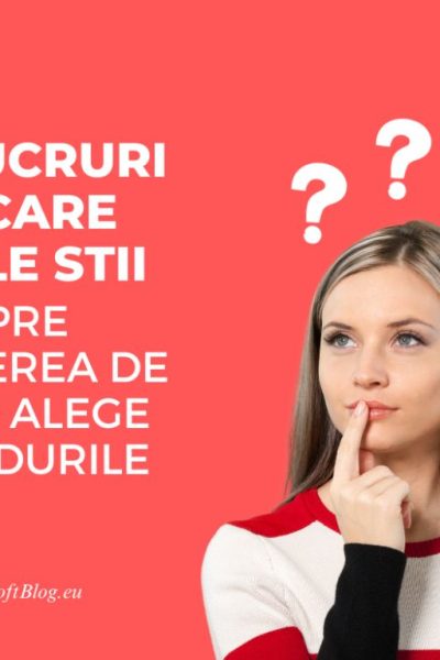 puterea de a ne alege gândurile