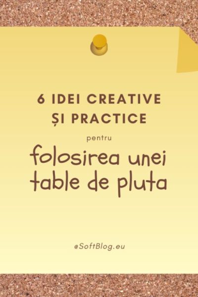 folosirea unei table de plută