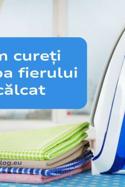 cum cureți talpa fierului de călcat