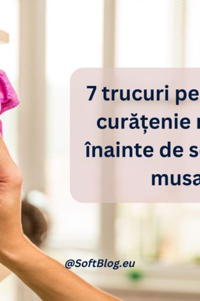 trucuri curatenie rapidă