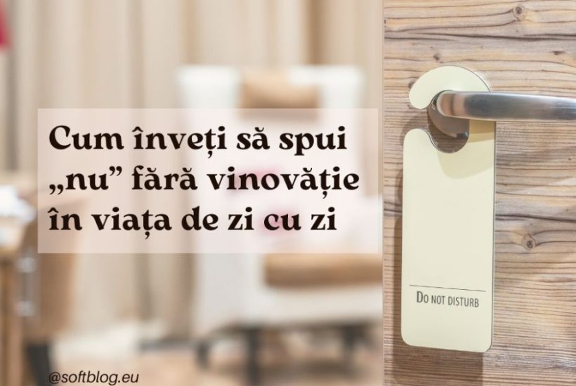 înveți să spui nu