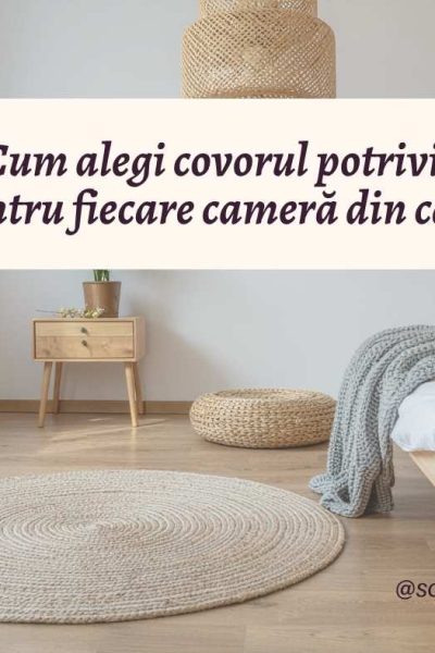 covorul potrivit