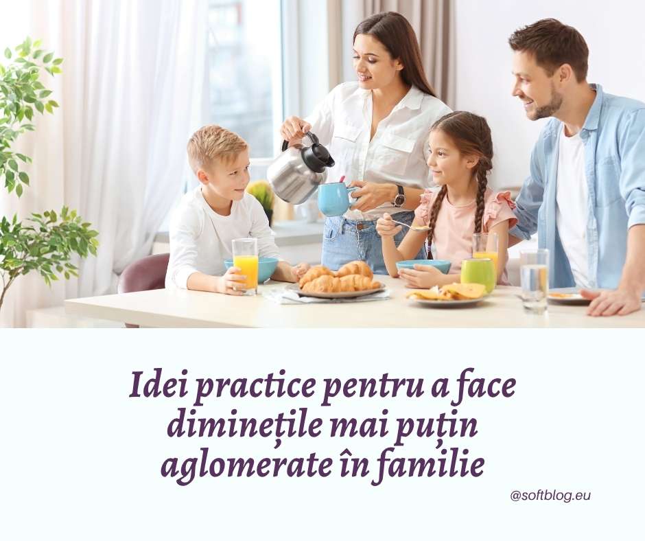 diminețile mai puțin aglomerate